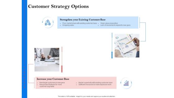 Tools To Identify Market Opportunities For Business Growth Customer Strategy Options Mockup PDF