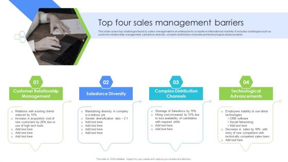 Top Four Sales Management Barriers Rules PDF Top Four Sales Management Barriers Rules PDF