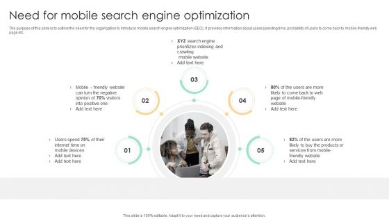 Top SEO Techniques Need For Mobile Search Engine Optimization Icons PDF
