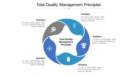 Total Quality Management Principles Ppt PowerPoint Presentation Show Good Cpb