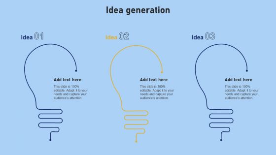 Tour And Travel Agency Marketing Idea Generation Ppt PowerPoint Presentation File Styles PDF