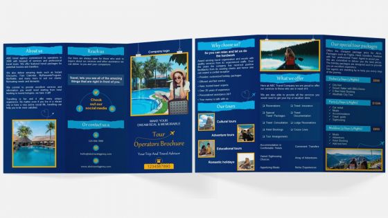 Tour Operators Brochure Trifold
