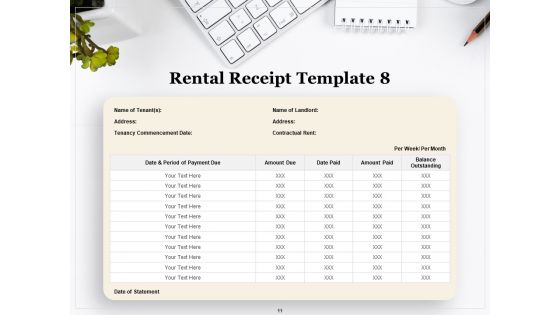 Tracking Rent Receipt Invoice Summary Ppt PowerPoint Presentation Complete Deck With Slides