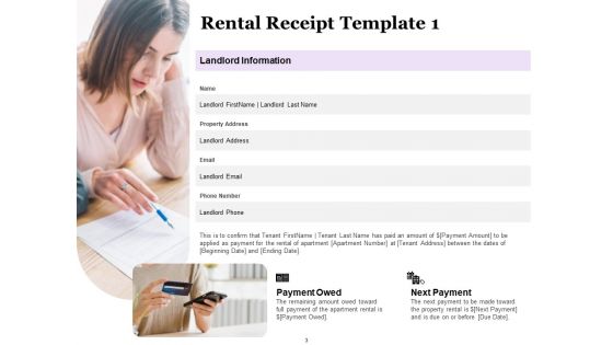 Tracking Rent Receipt Invoice Summary Ppt PowerPoint Presentation Complete Deck With Slides