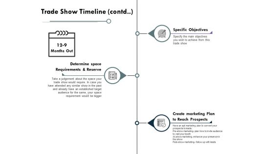 Trade Show Timeline Contd Specific Objectives Ppt PowerPoint Presentation Introduction Trade Show Timeline Contd Specific Objectives Ppt PowerPoint Presentation Introduction