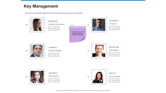 Trading Company Business Operational Plan Key Management Elements PDF
