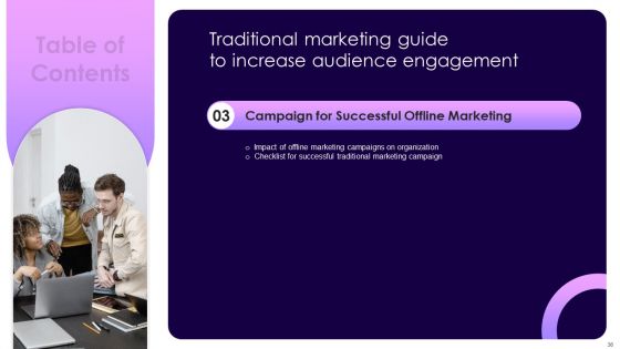 Traditional Marketing Guide To Increase Audience Engagement Ppt PowerPoint Presentation Complete Deck With Slides
