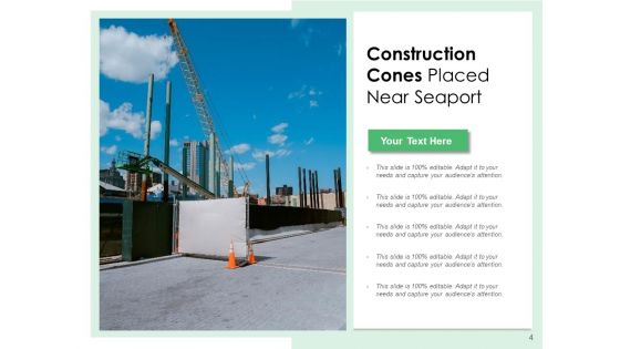 Traffic Cone Construction Cones Cone Placed Ppt PowerPoint Presentation Complete Deck