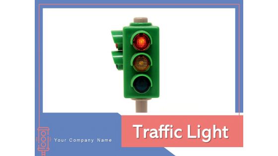 Traffic Light Car Standing City Street Ppt PowerPoint Presentation Complete Deck