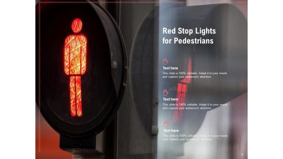 Traffic Light Car Standing City Street Ppt PowerPoint Presentation Complete Deck