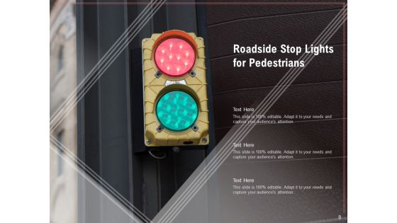 Traffic Light Car Standing City Street Ppt PowerPoint Presentation Complete Deck