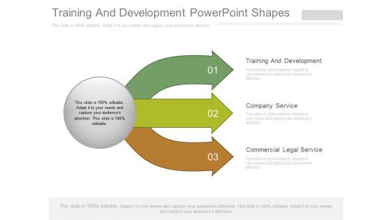 Training And Development Power Point Shapes