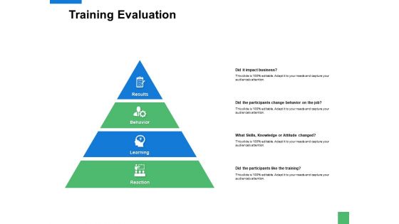 Training Evaluation Management Ppt PowerPoint Presentation Icon Brochure