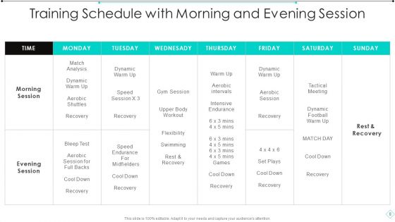 Training Schedule Ppt PowerPoint Presentation Complete Deck With Slides