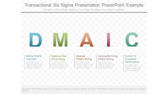 Transactional Six Sigma Presentation Powerpoint Example Transactional Six Sigma Presentation Powerpoint Example