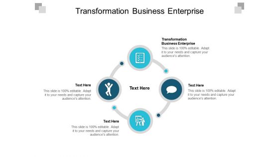 Transformation Business Enterprise Ppt PowerPoint Presentation File Model Cpb