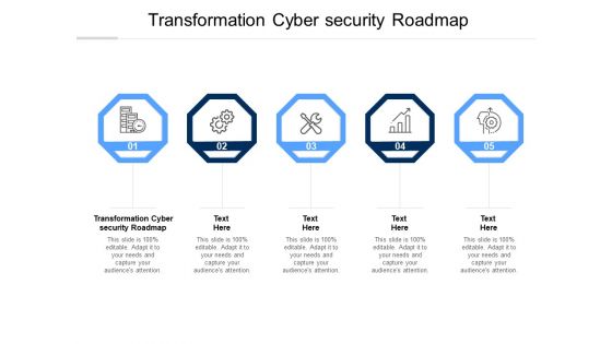 Transformation Cyber Security Roadmap Ppt PowerPoint Presentation Infographic Template Visual Aids Cpb Pdf