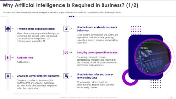 Transforming Business With AI Ppt PowerPoint Presentation Complete Deck With Slides