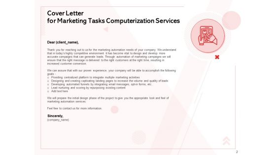 Transforming Marketing Services Through Automation Proposal Ppt PowerPoint Presentation Complete Deck With Slides