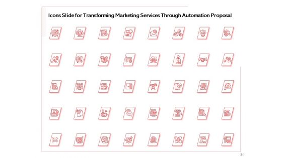 Transforming Marketing Services Through Automation Proposal Ppt PowerPoint Presentation Complete Deck With Slides