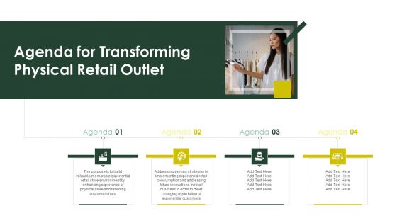 Transforming Physical Retail Outlet Ppt PowerPoint Presentation Complete Deck With Slides