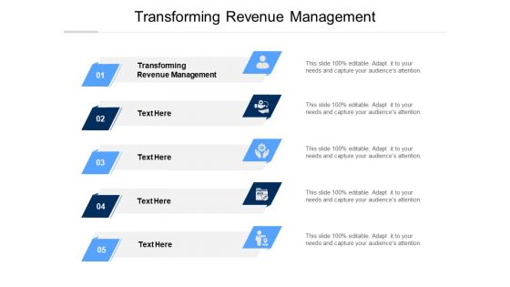 Transforming Revenue Management Ppt PowerPoint Presentation Infographics Graphics Example Cpb Pdf