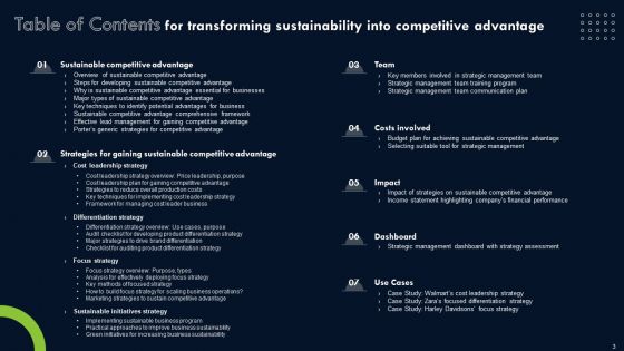 Transforming Sustainability Into Competitive Advantage Ppt PowerPoint Presentation Complete Deck With Slides