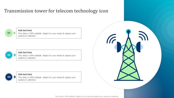 Transmission Tower For Telecom Technology Icon Microsoft PDF