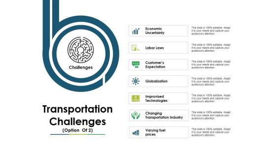Transportation Challenges Template 2 Ppt PowerPoint Presentation Pictures Templates