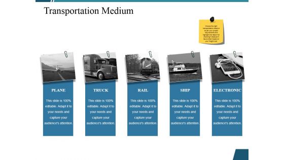Transportation Medium Ppt PowerPoint Presentation Professional Picture
