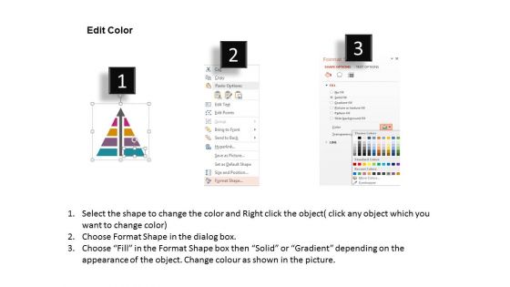 Triangle Infographics For Growth Indication Powerpoint Template