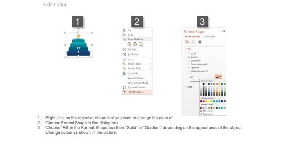 Trophy On Top Of Stairs For Success Powerpoint Slides