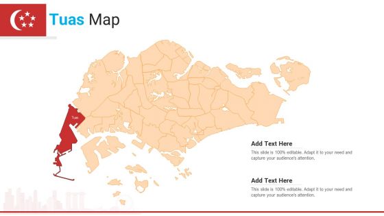 Tuas Map PowerPoint Presentation PPT Template PDF