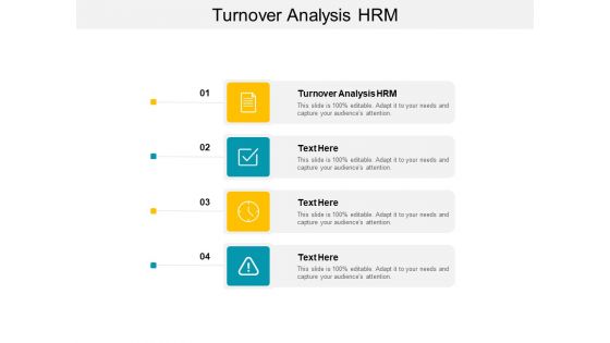Turnover Analysis HRM Ppt PowerPoint Presentation Professional Layout Cpb