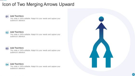 Two Merging Arrows Ppt PowerPoint Presentation Complete Deck With Slides