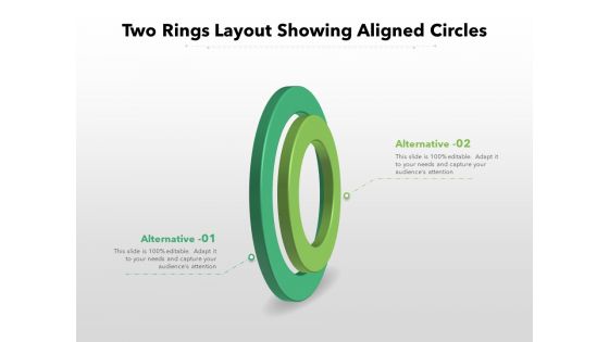 Two Rings Layout Showing Aligned Circles Ppt PowerPoint Presentation Infographics Background Images PDF