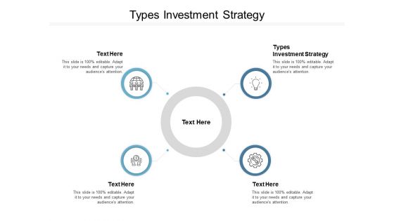 Types Investment Strategy Ppt PowerPoint Presentation Professional Clipart Images Cpb