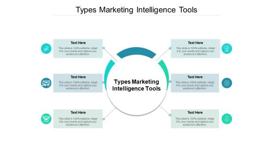 Types Marketing Intelligence Tools Ppt PowerPoint Presentation Model Guide Cpb