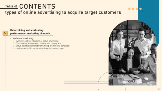 Types Of Online Advertising To Acquire Target Customers Ppt PowerPoint Presentation Complete Deck With Slides