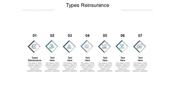 Types Reinsurance Ppt PowerPoint Presentation Slides Cpb Pdf