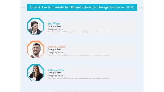 Ultimate Brand Creation Corporate Identity Client Testimonials For Brand Identity Design Services Ben Clipart PDF