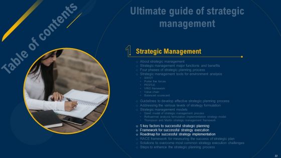 Ultimate Guide Of Strategic Management Ppt PowerPoint Presentation Complete Deck With Slides