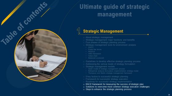 Ultimate Guide Of Strategic Management Ppt PowerPoint Presentation Complete Deck With Slides