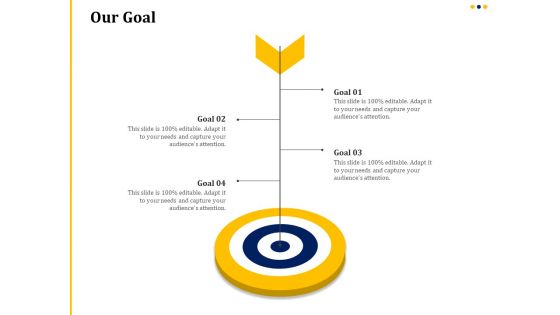 Understanding The Kubernetes Concepts And Architecture Our Goal Ppt Icon Templates PDF