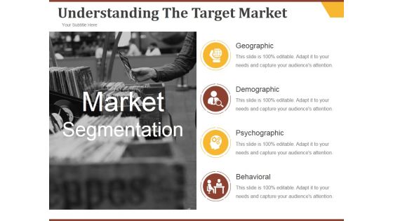 Understanding The Target Market Ppt PowerPoint Presentation Introduction
