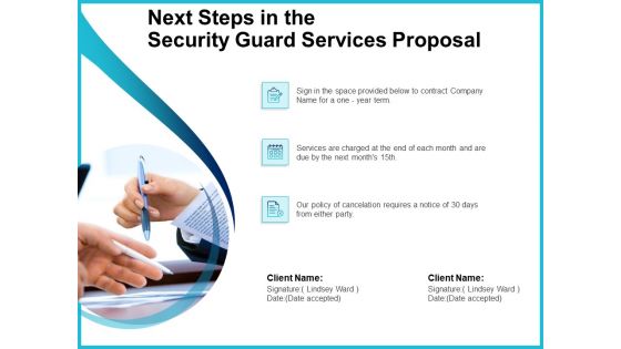Uniformed Security Next Steps In The Security Guard Services Proposal Rules PDF