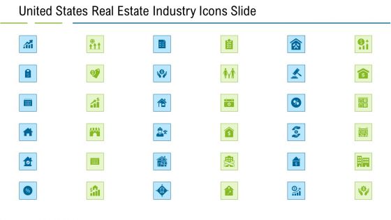 United States Real Estate Industry Icons Slide Ppt Styles Inspiration PDF