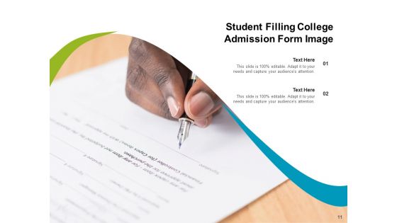 University Enrollment College Admissions Pencils Image Ppt PowerPoint Presentation Complete Deck