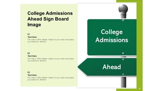 University Enrollment College Admissions Pencils Image Ppt PowerPoint Presentation Complete Deck