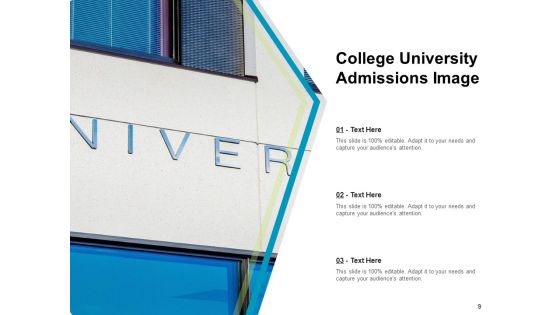University Enrollment College Admissions Pencils Image Ppt PowerPoint Presentation Complete Deck